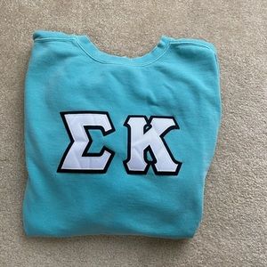 Sigma kappa comfort colors large crewneck